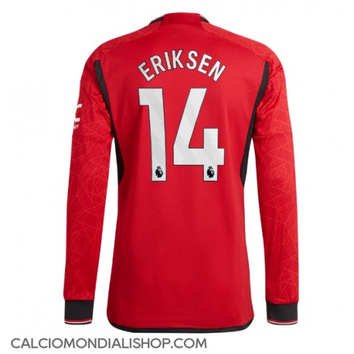 Maglie da calcio Manchester United Christian Eriksen #14 Prima Maglia 2023-24 Manica Lunga